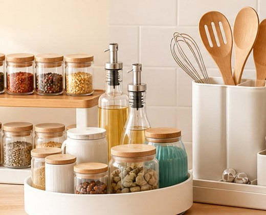 Produto organizado em cozinha